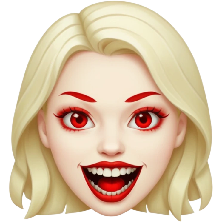 Vampir, Girl, Teeth, Famgs emoji