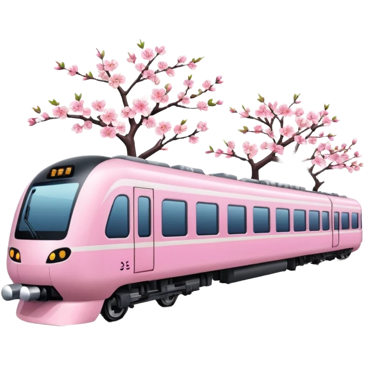 Create a japanese pink train emoji