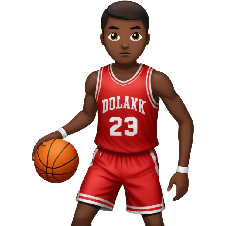 basketball player in slam dunk emoji