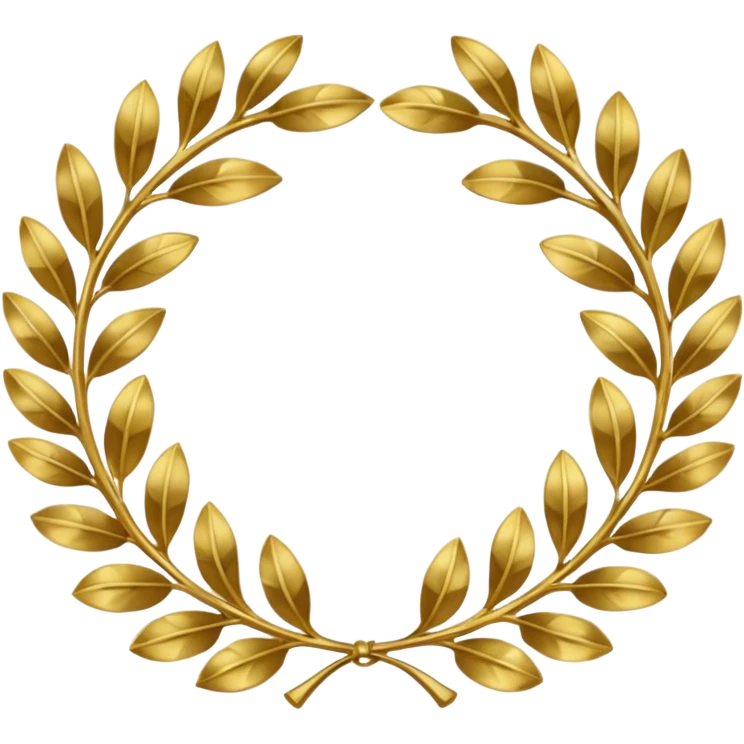 The number that took 23nd place was decorated with an imperial laurel wreath emoji