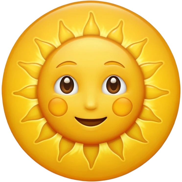 Sun emoji