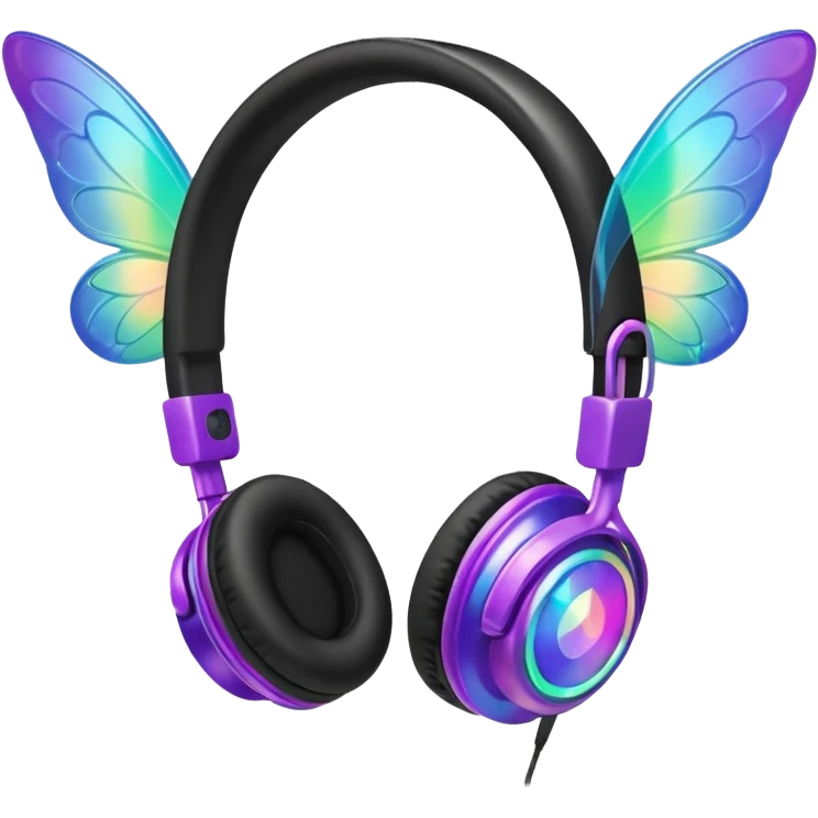 fairy headphones emoji