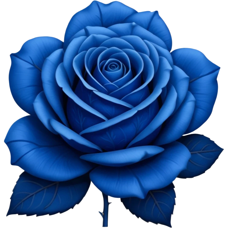 🌹💙flor azul emoji