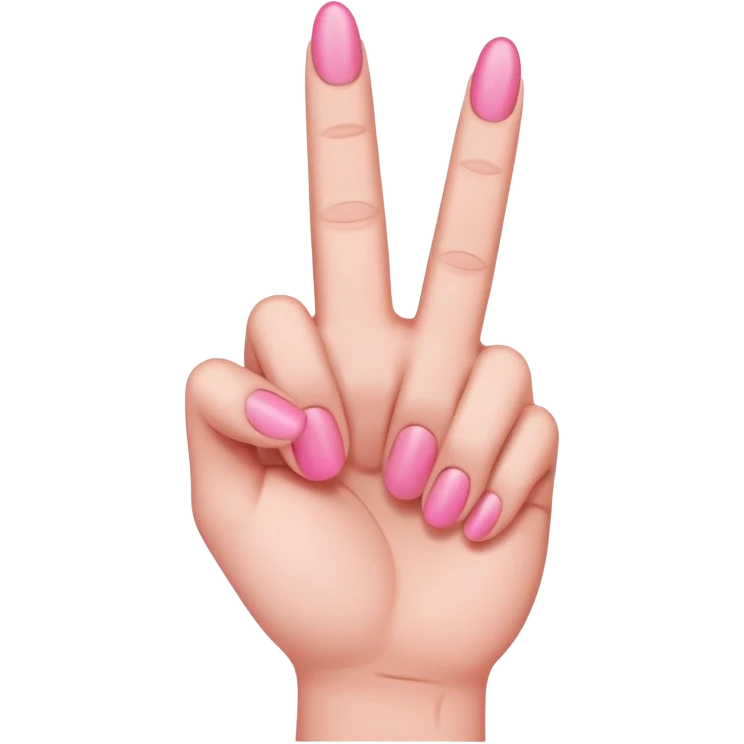 pink middle finger emoji