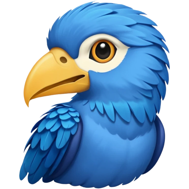 Arara azul emoji