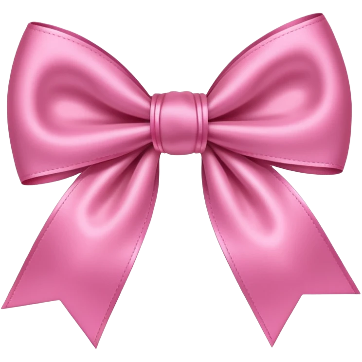 Bow pink  emoji