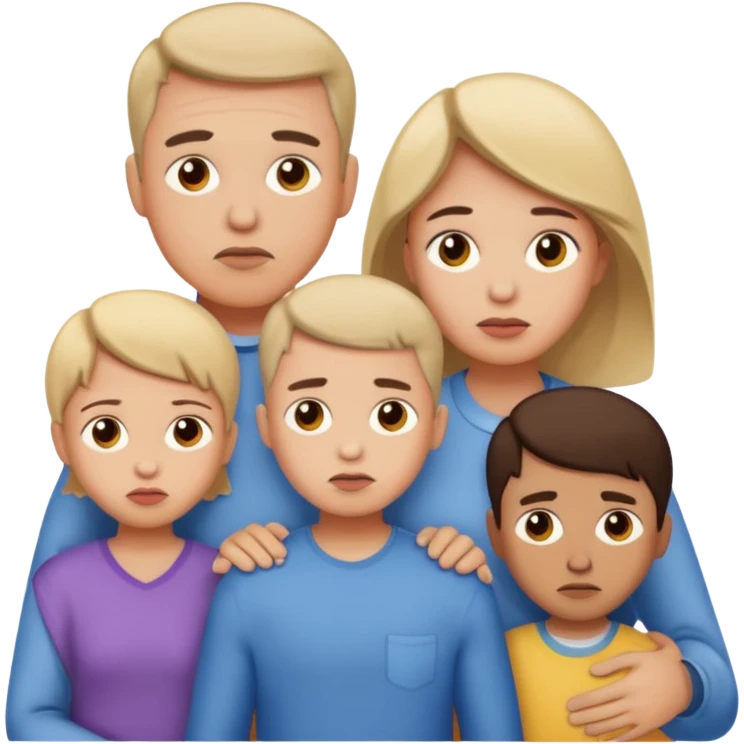 Family fear take precaution emoji