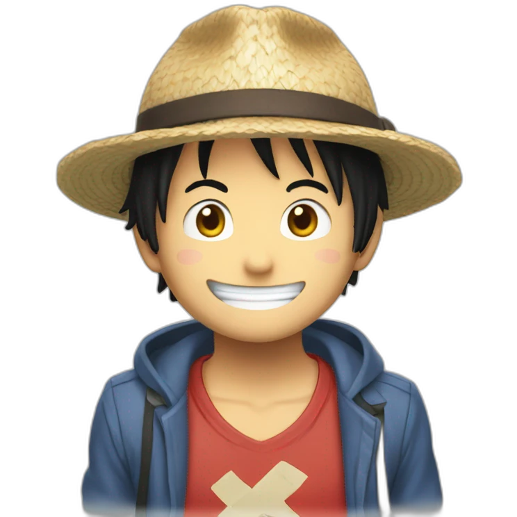 Un chat luffy emoji