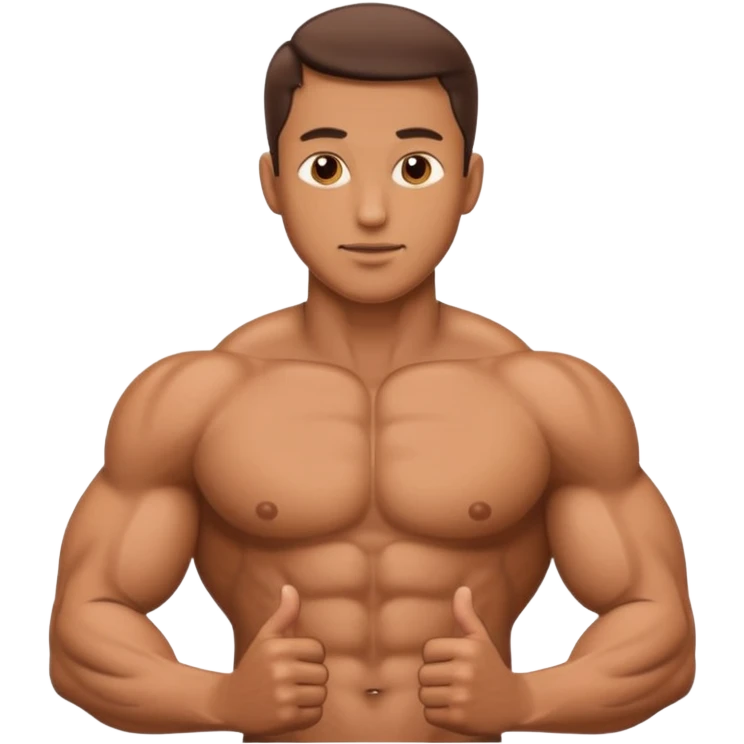 Naked Man with erect penis emoji