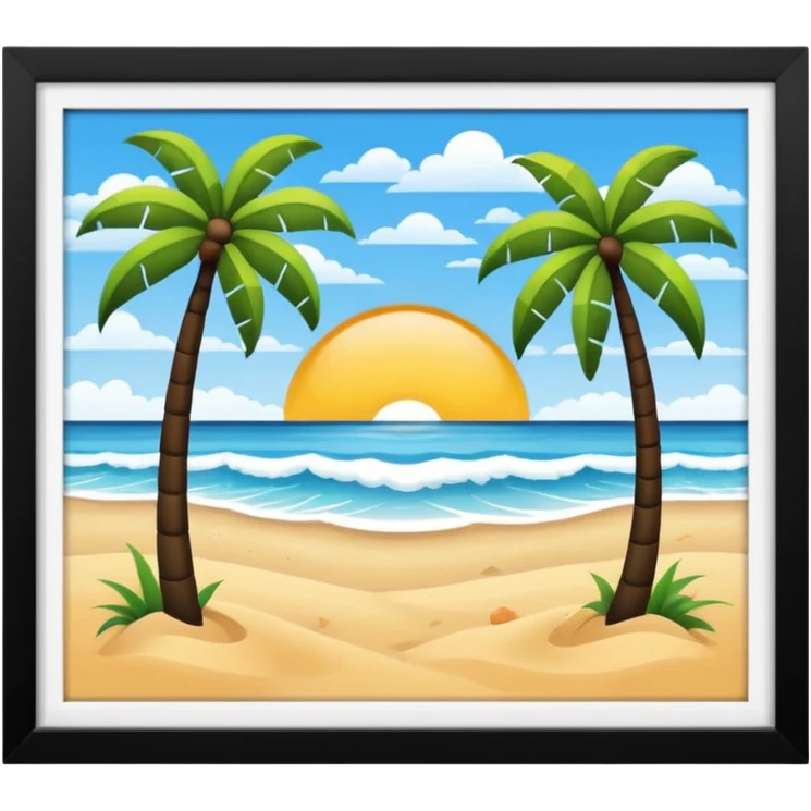 Beach emoji