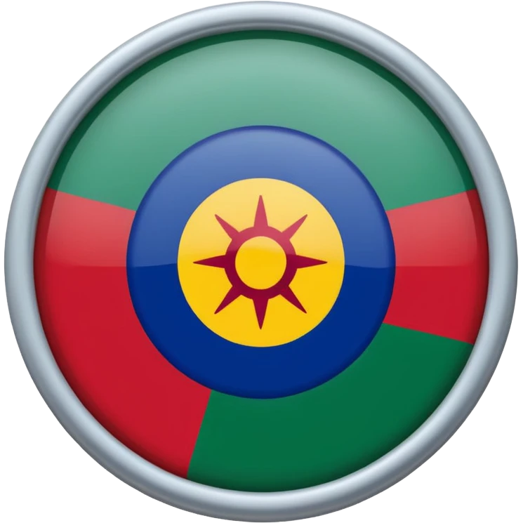 Drapeau gitan emoji