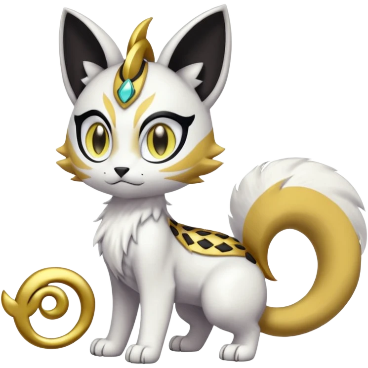 Meloetta-Meicoomon-Gatomon-Liepard-Pokémon-Digimon-Fakémon-fusion-hybrid-creature emoji