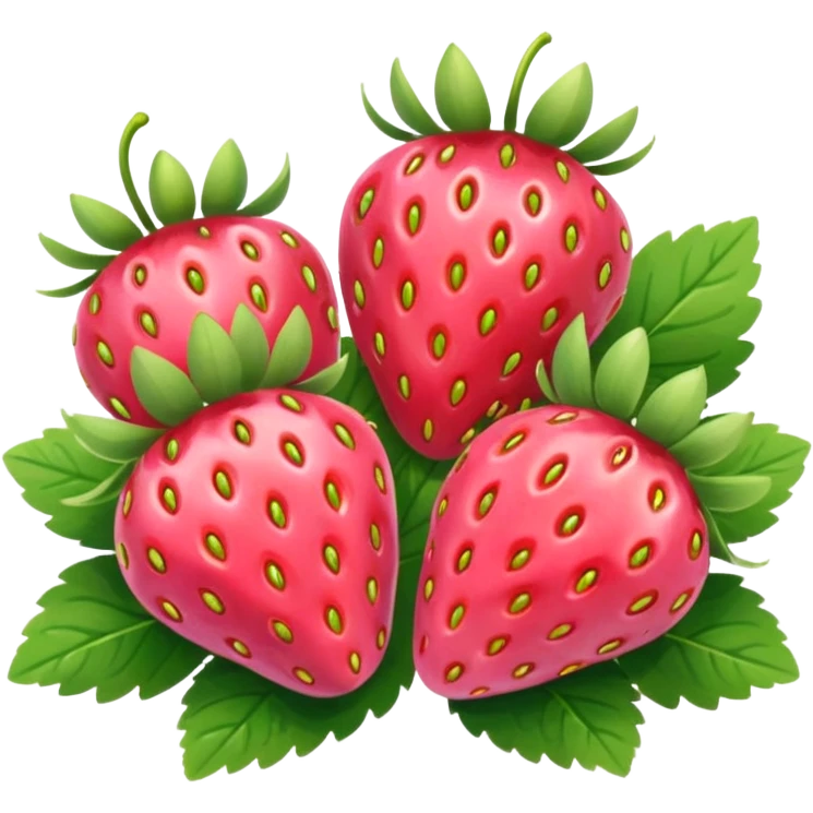 nenuphar with Strawberries  emoji