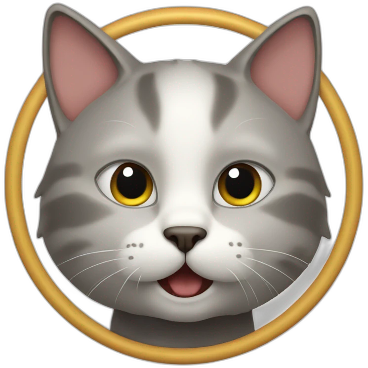 CAT in stop schild emoji