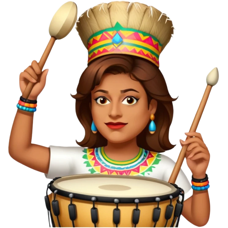 Festive Drummer emoji