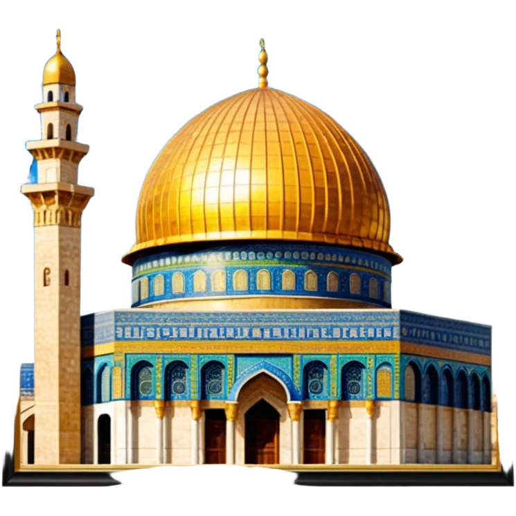 Dome of the rock, Palestine emoji