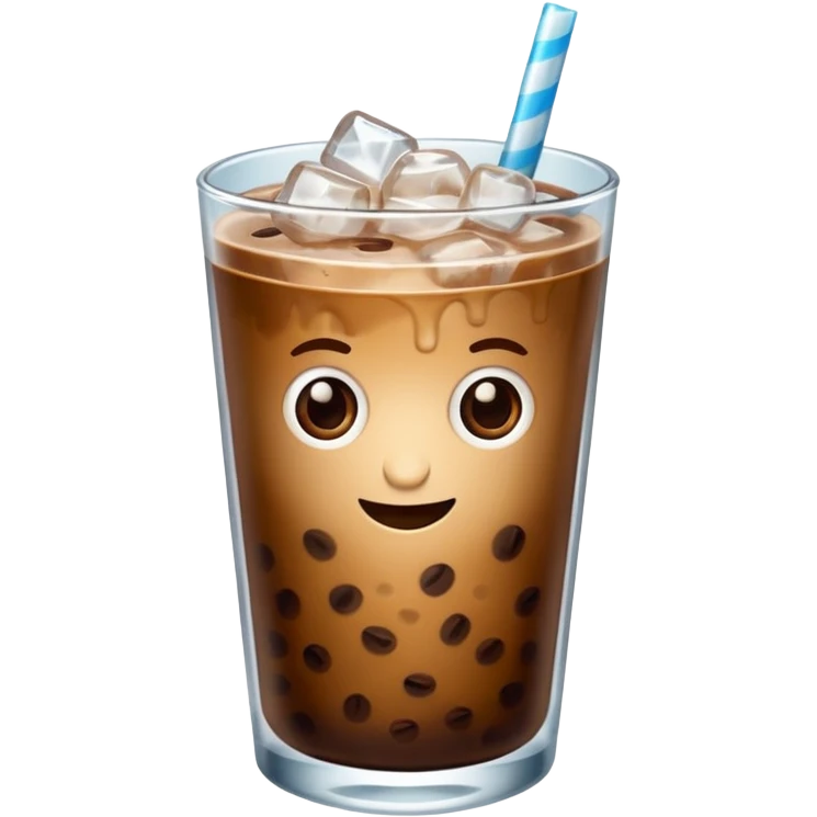 Iced coffee emoji