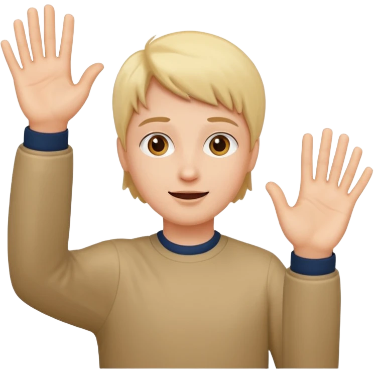 waving hands emoji