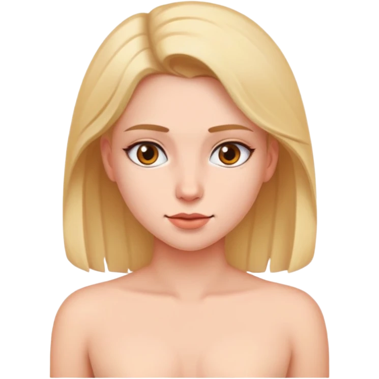 Голая грудь девушки emoji