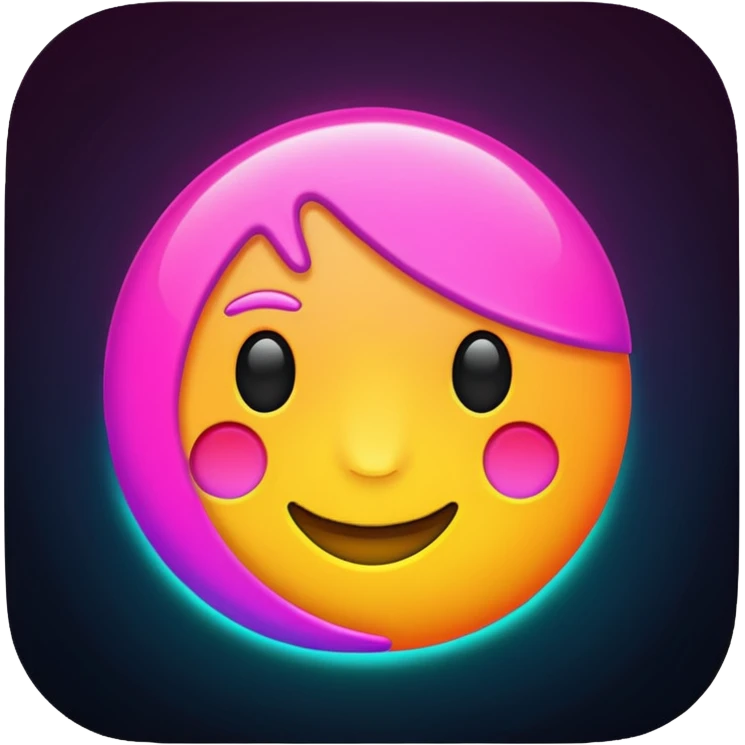neon lights emoji