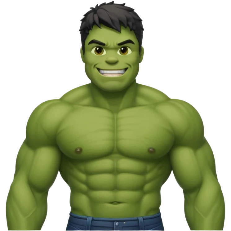 Cute hulk emoji