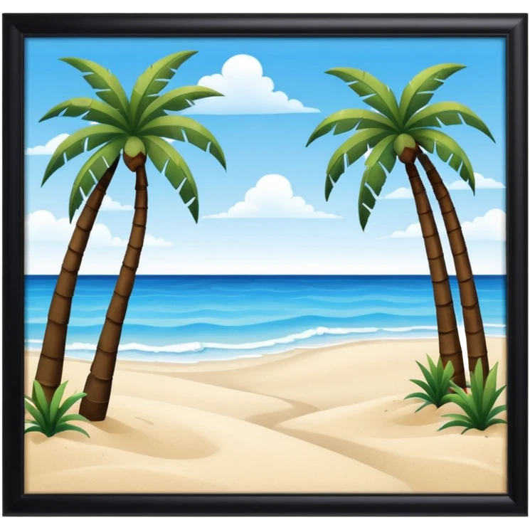 Beach emoji