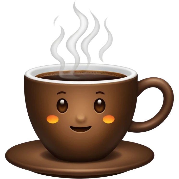 Winter coffee emoji