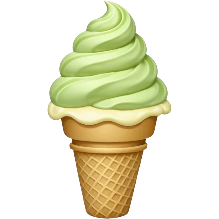 pistaccio ice cream emoji