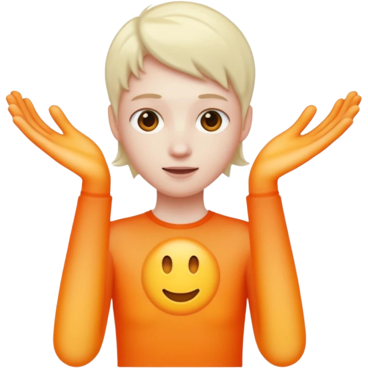 squiggly arms emoji