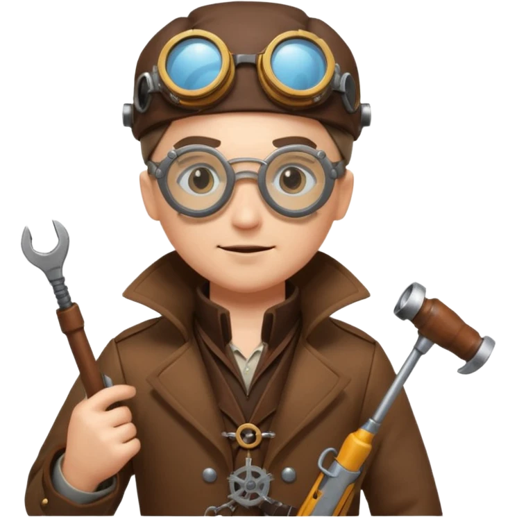 Steampunk Inventor emoji