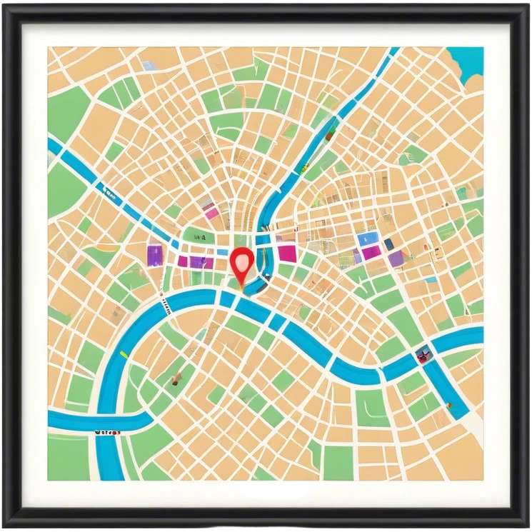 Paris map emoji