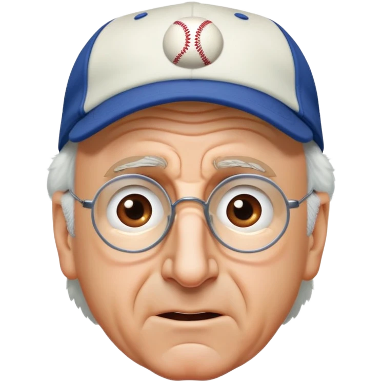 Larry David in cub your enthusiasm  emoji