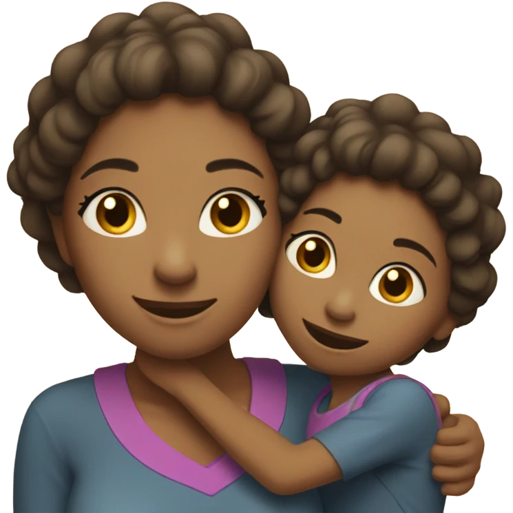 Mother and doughter  emoji