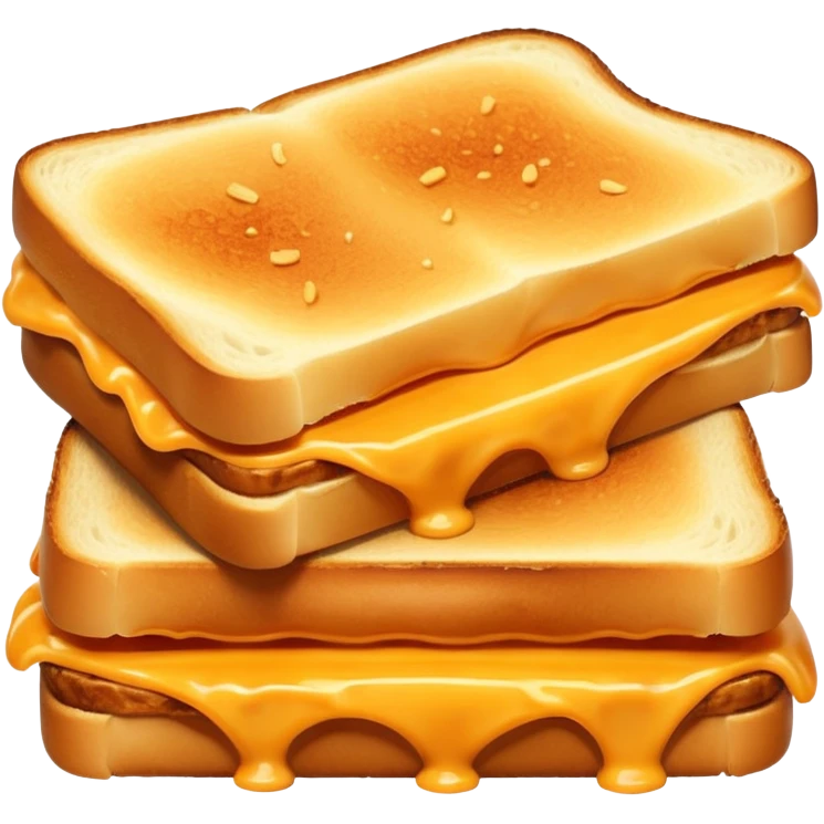 A grilled cheese. emoji