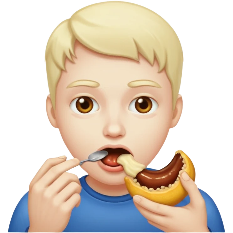 Eating anus emoji