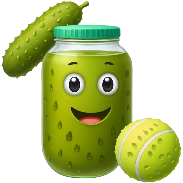 🥒+🎾 emoji