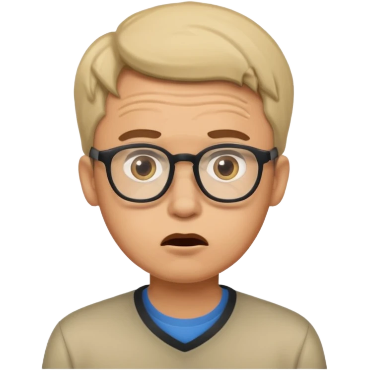 Stupid man emoji