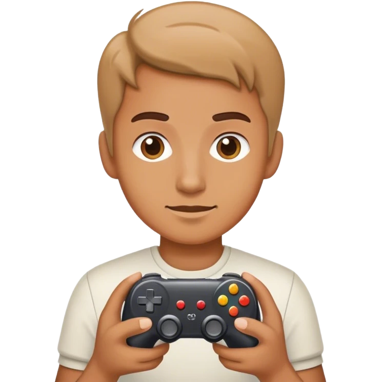 Gamer with controller  emoji