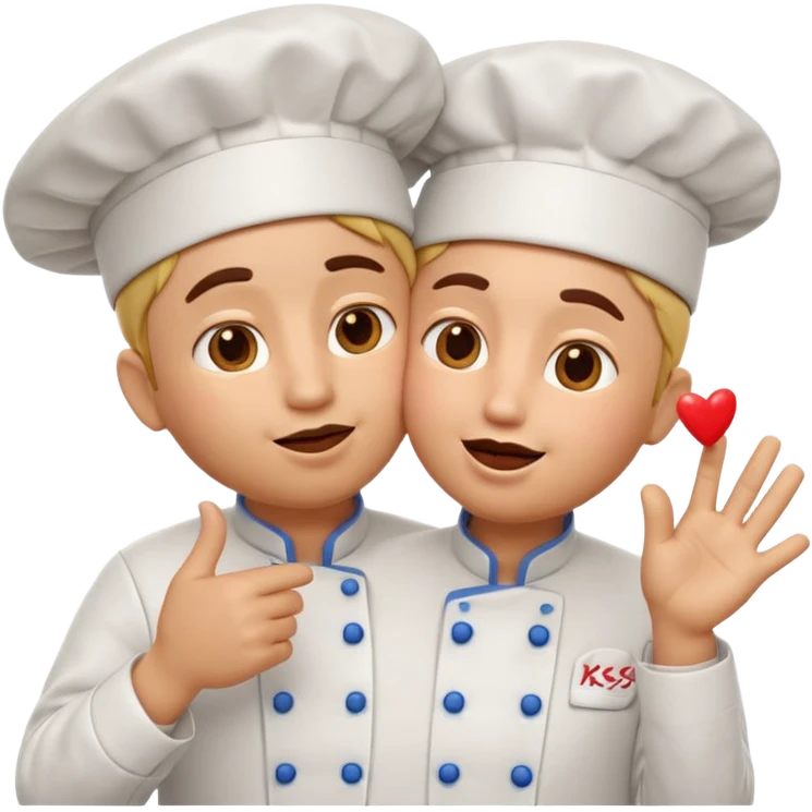 Chef Kiss El Hareketi, 3D rendered emoji, with professional lighting, no face on objects, white background emoji