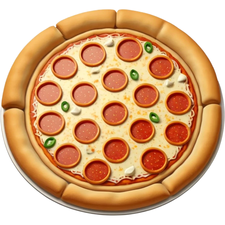 pizza with pepperonis emoji