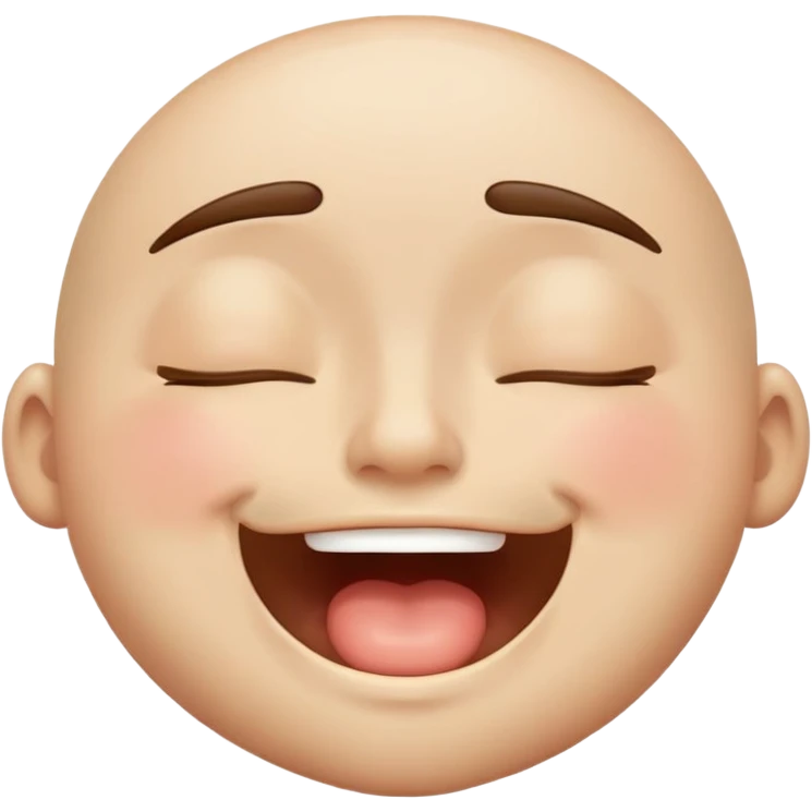a face with closed eyes happily drooling emoji