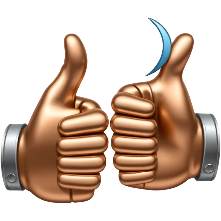 👍 and 👎 combined together emoji