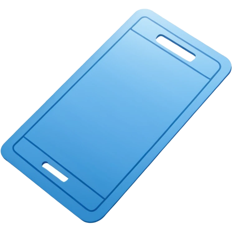 Blue ticket emoji