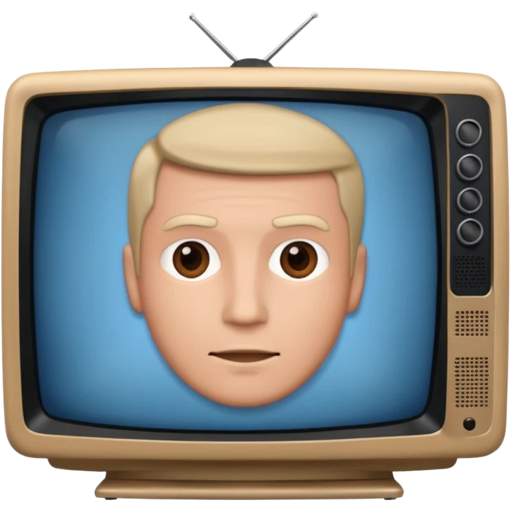 Large tv man emoji