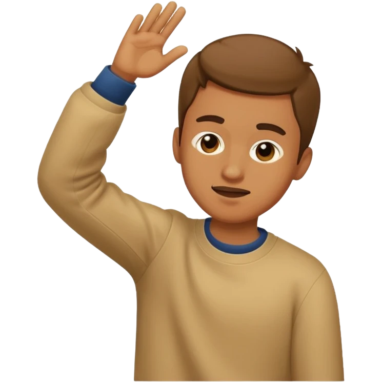 Guy dabbing emoji