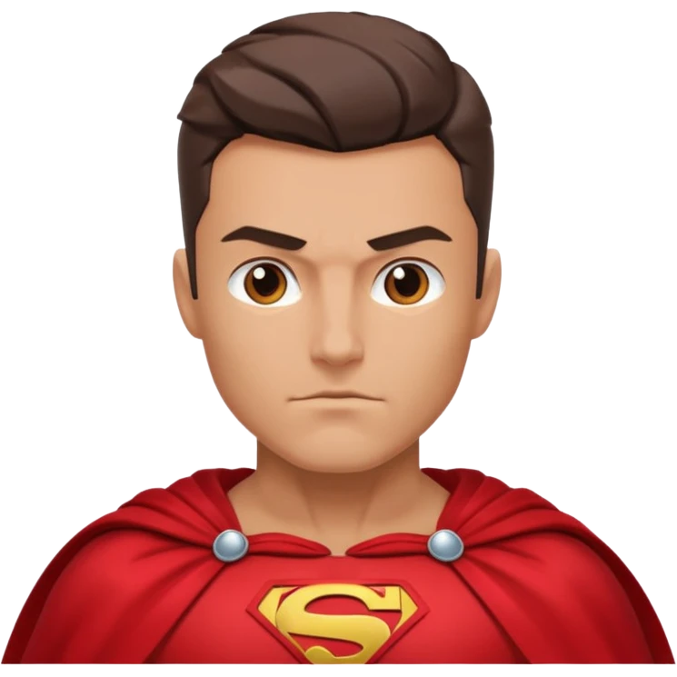 Caped Hero emoji