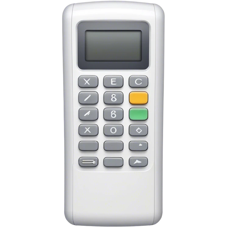 air conditioner remote standing upwards emoji