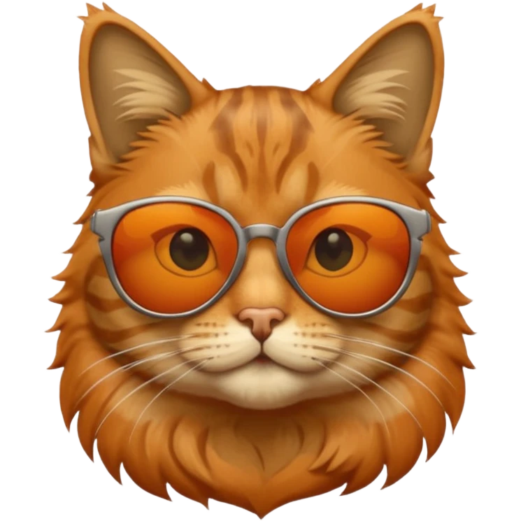 Cat wearing sunglasses emoji