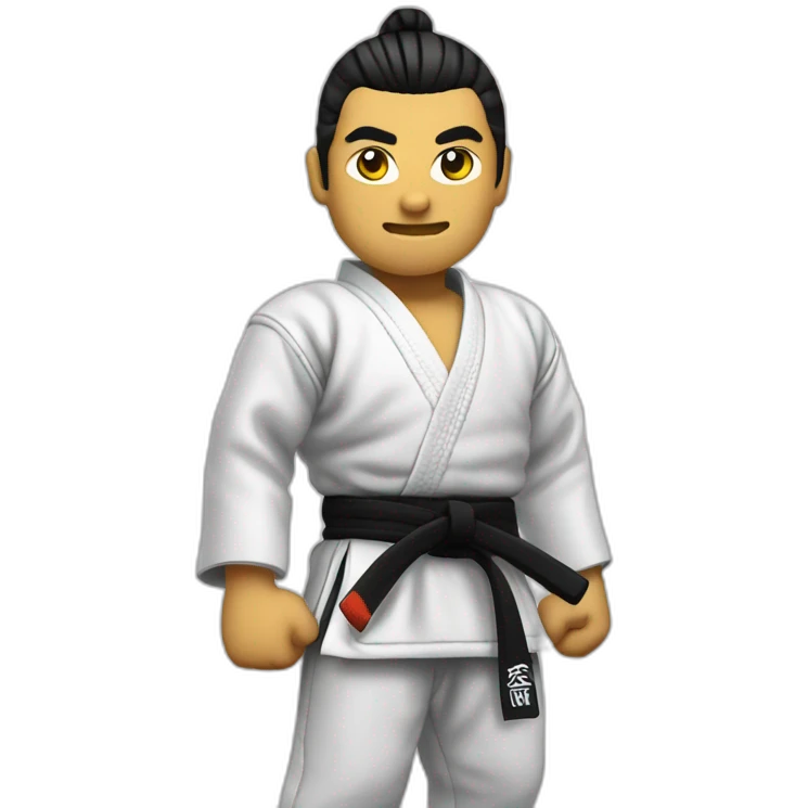 Jiu-jitsu samurai emoji