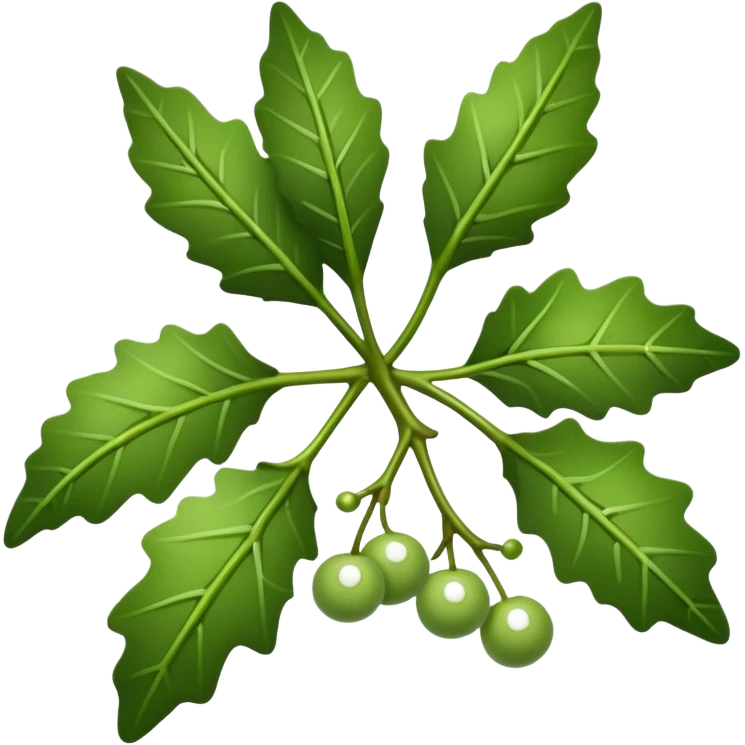 Mistletoe emoji